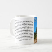 低音港の頭部の灯台、メインのマグ コーヒーマグカップ (正面左)