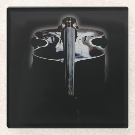 低音1コアスターケルム ガラスコースター (正面)