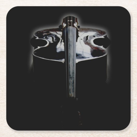 低音1コアスターケルム スクエアペーパーコースター (正面)