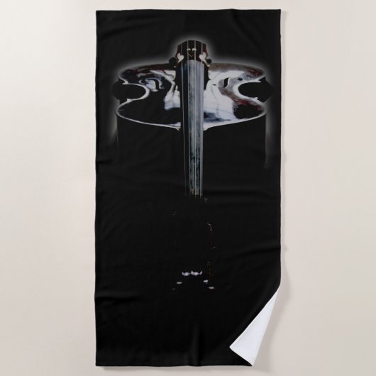 低音1btcnm ビーチタオル (正面)