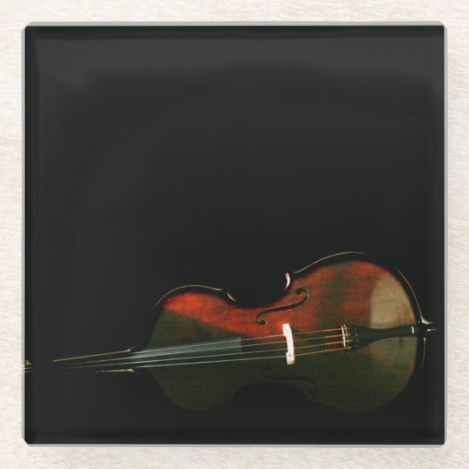 低音3コアスターケルム ガラスコースター (正面)