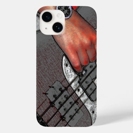 低音4イプチョ Case-Mate iPhoneケース (裏面)