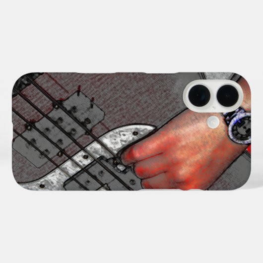 低音4イプチョ Case-Mate iPhoneケース (裏面 (横))