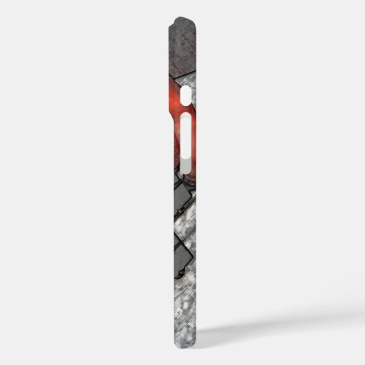 低音4イプチョ Case-Mate iPhoneケース (裏面 / 左)