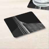 低音5コースターチョ スクエアペーパーコースター (アングル)