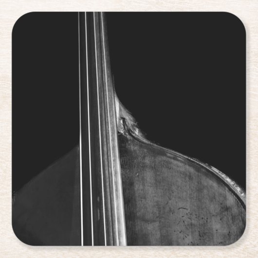 低音5コースターチョ スクエアペーパーコースター (正面)