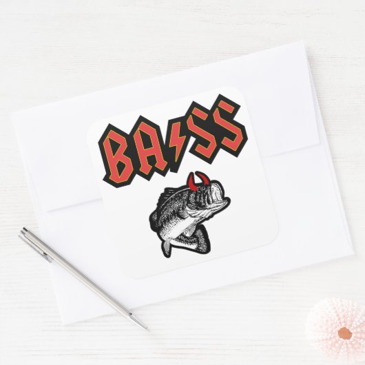 低音（角） スクエアシール (封筒)