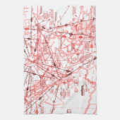 低高度グラフのルート設定 キッチンタオル (縦)