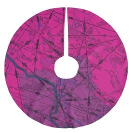 低高度航空図の周回経路 ブラッシュドポリエステルツリースカート