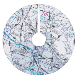 低高度航空図の周回経路 ブラッシュドポリエステルツリースカート