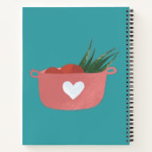 低FODMAP料理のアイデアとIBS食事プラン ノートブック (裏面)