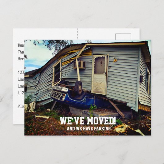 住おもしろい所はがきの変更 ポストカード (正面/裏面)