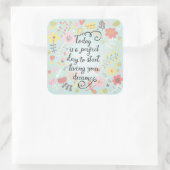 住み始めて下さいあなたの夢 スクエアシール (バッグ)