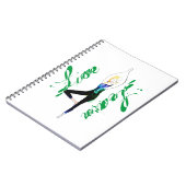 住み、ヨガのノートを学んで下さい ノートブック (左側)