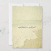 住むために巡航行く愛私達の夢! 招待の結婚 招待状 (裏面)