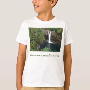 住むために私に世界を残して下さい Tシャツ