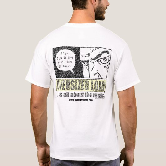 住むのをそれが好めばそれを荷を積みました愛します Tシャツ (裏面)