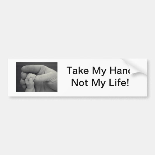 住む戦い バンパーステッカー (正面)