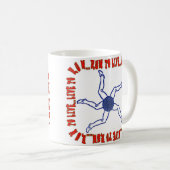 住む操業は走るために…住んでいます…. …住む操業マグ コーヒーマグカップ (正面右)