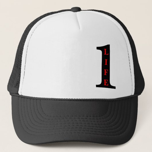 住む1生命急な帽子 キャップ (正面)