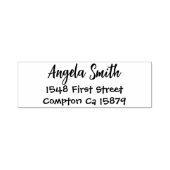 住パーソナライズされた所 セルフインキングスタンプ (デザイン)