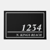 住パーソナライズされた所 ドアマット (正面)