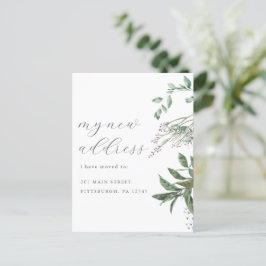 住モダン所移転の緑の変化 ポストカード