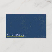 住宅およびアパートの染料クラフトームの名刺 名刺 (裏面)