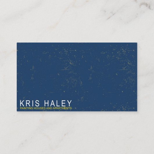 住宅およびアパートの染料クラフトームの名刺 名刺 (裏面)