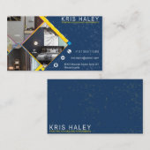 住宅およびアパートの染料クラフトームの名刺 名刺 (正面/裏面)