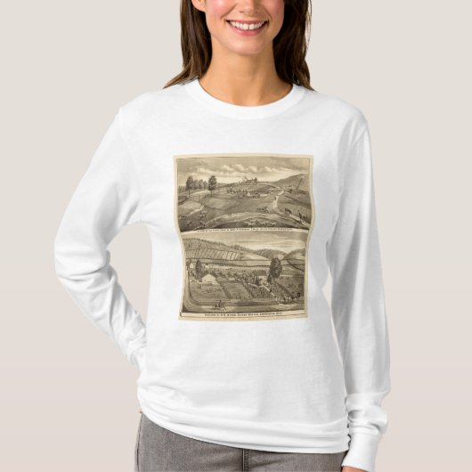 住宅および在庫の農場 Tシャツ (正面)