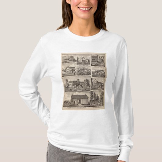 住宅および農家、Owatonna、ミネソタ Tシャツ (正面)