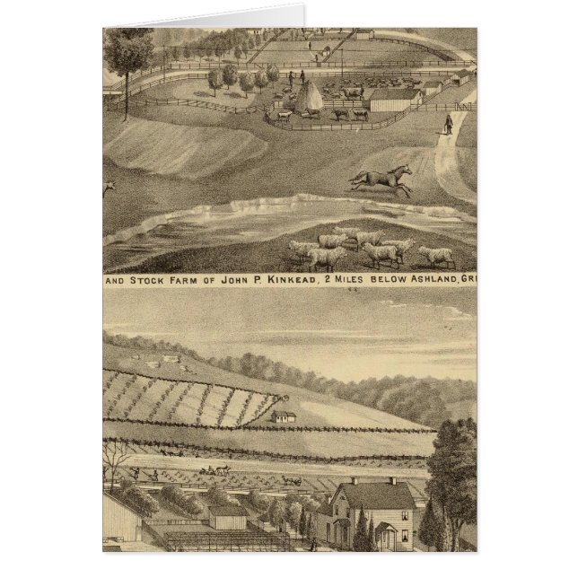 住宅とストックファーム (正面)