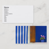 住宅のカラフルなデザインのコントラスト 名刺 (正面/裏面)