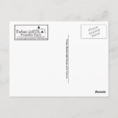 住宅のサボテン風景、 アリゾナ州ツバック ポストカード (裏面)