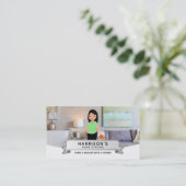 住宅のステージングロゴ名刺 名刺 (スタンド正面)