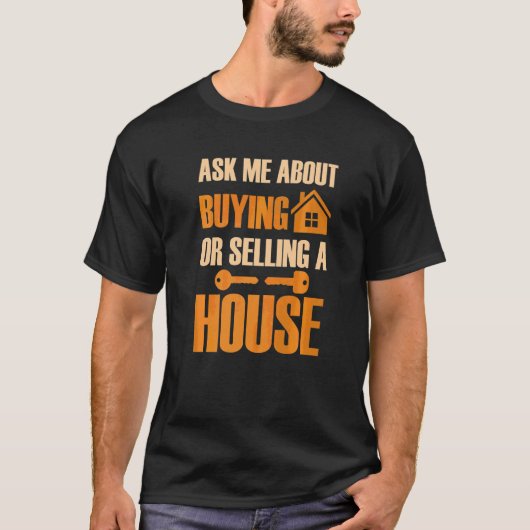 住宅の売買について聞いてください 不動産 2 Tシャツ (正面)