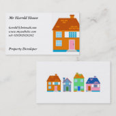 住宅の家、 名刺 (正面/裏面)