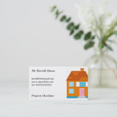 住宅の家、 名刺 (スタンド正面)