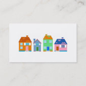 住宅の家、 名刺 (裏面)