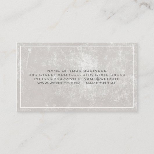 住宅の屋上 |不動産実在代理業者 名刺 (裏面)