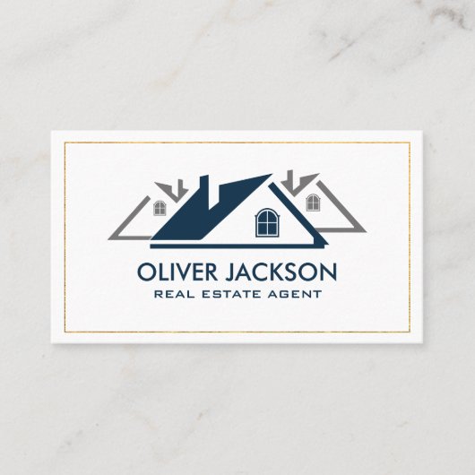 住宅の屋上 名刺 (正面)