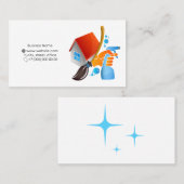 住宅の清掃と洗濯の名刺 名刺 (正面/裏面)