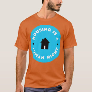 住宅は人間の権利v2 tシャツ