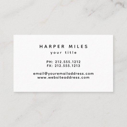 住宅シルエ実在ットエステートビジネスカード 名刺 (裏面)