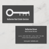 住宅モダンシルエ実在ットエージェント 名刺 (正面/裏面)