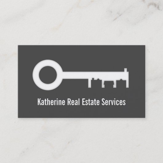 住宅モダンシルエ実在ットエージェント 名刺 (正面)