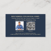 住宅モダンローンプロフェッショナルロゴQRコード 名刺 (裏面)