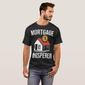 住宅ローンの専門家 モーゲージ・ウィスパラー Tシャツ (正面フル)