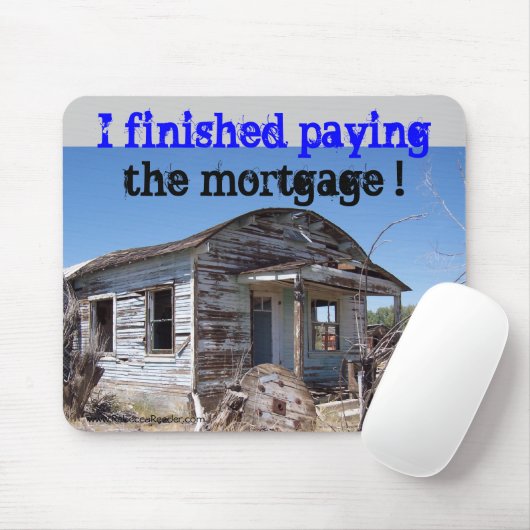 住宅ローンは完済されます マウスパッド (マウス)